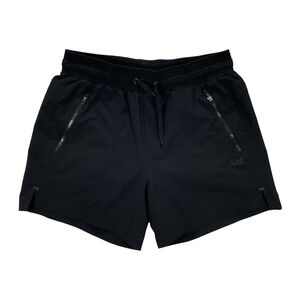Korsa Shorts Womens Size M Black Challenge 5 Running Athletic Zip Pockets